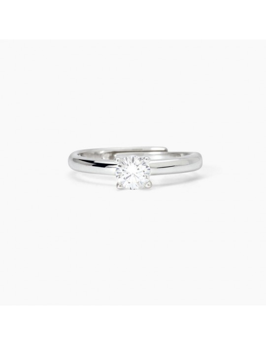 MABINA - ANELLO SOLITAIRE ZIRCONE BIANCO 523396