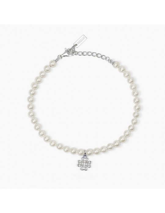 MABINA - BRACCIALE È SOLO FORTUNA CON PERLE