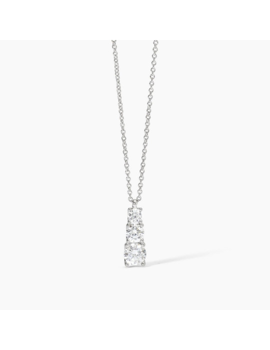 MABINA - GIROCOLLO TRILOGY CON ZIRCONI BIANCHI