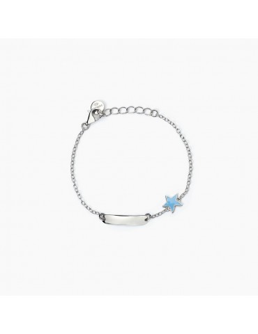 MABINA - BRACCIALE STAR CON STELLINA CELESTE