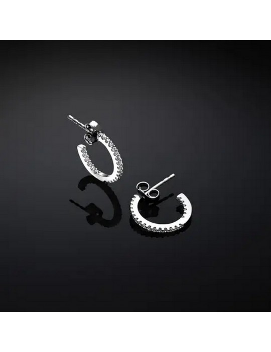 CHIARA FERRAGNI - ORECCHINI HOOP SILVER COLLECTION