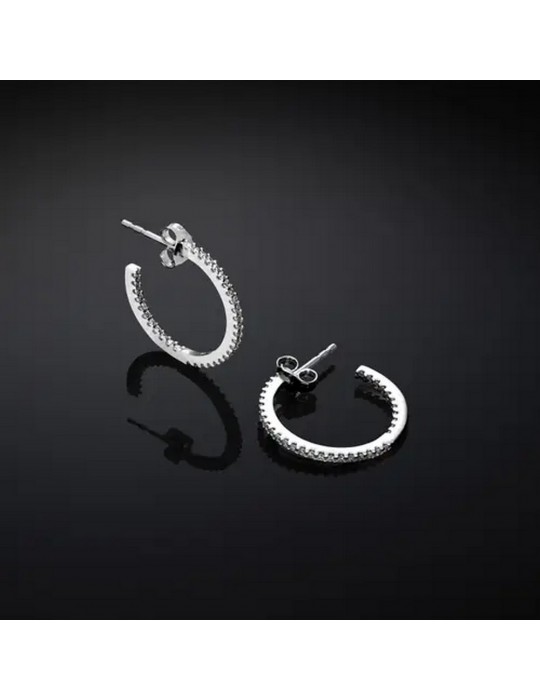 CHIARA FERRAGNI - ORECCHINI HOOP SILVER COLLECTION