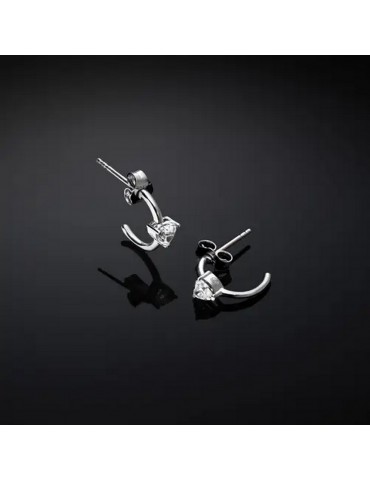 CHIARA FERRAGNI - ORECCHINI HOOP SILVER COLLECTION CHIARA FERRAGNI - ORECCHINI HOOP SILVER COLLECTION