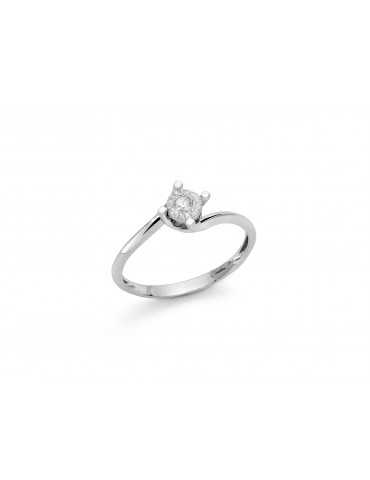 MILUNA - ANELLO SOLITARIO VALENTINO - LID3260-005