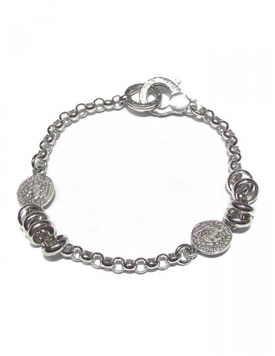 RASPINI - BRACCIALE DUE MONETE CM 20 - 10157