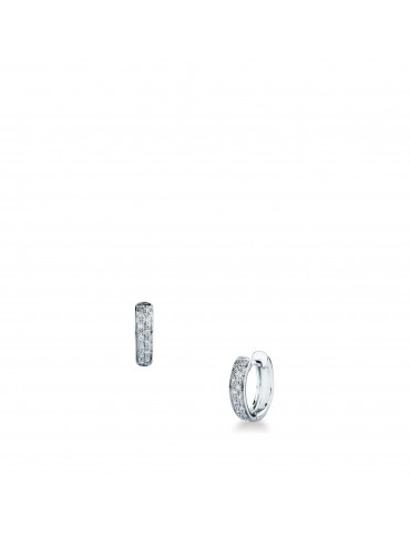 MIRCO VISCONTI - ORECCHINI CERCHIO ORO E DIAMANTI