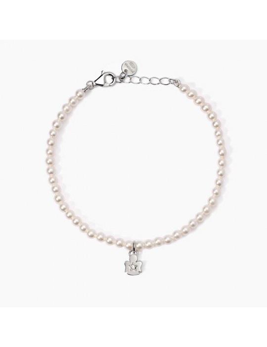 MABINA - BRACCIALE BABY ANGEL CON PERLE - 533923
