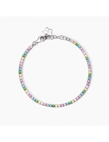 MABINA - BRACCIALE MINI TENNIS BAMBINA MULTICOLOR
