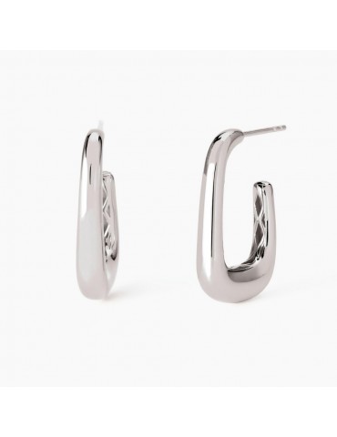 MABINA - ORECCHINI RETTANGOLARI FLUIDO - 563833