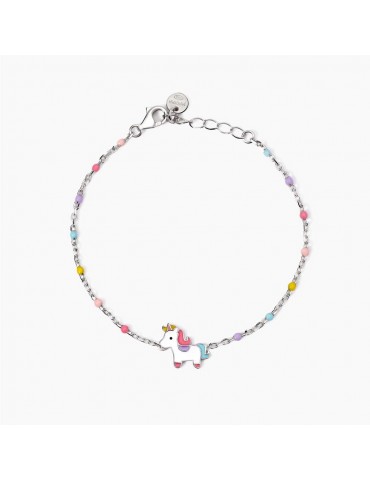 MABINA - BRACCIALE UNICORNO MAGICO MULTICOLOR