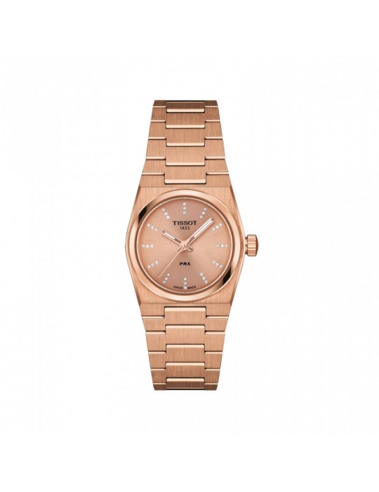 TISSOT - SOLOTEMPO PRX 25MM ROSE GOLD DIAMONDS