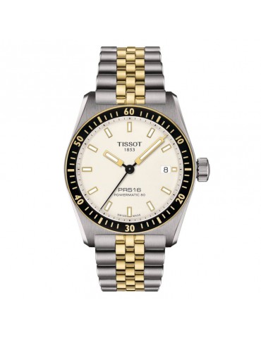 TISSOT - T-SPORT PR516 POWERMATIC 80 BICOLOR WHITE