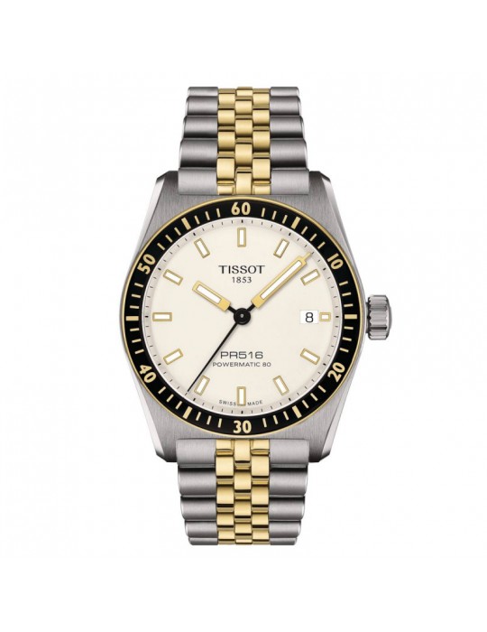 TISSOT - T-SPORT PR516 POWERMATIC 80 BICOLOR WHITE