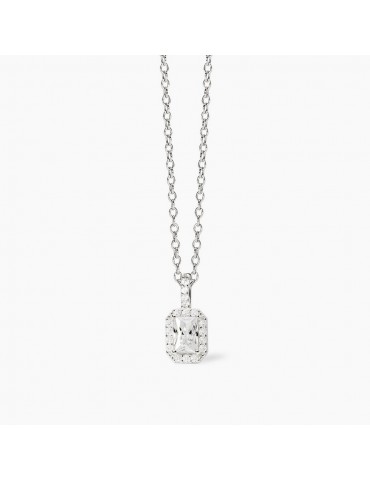MABINA - COLLANA COOL OR RETRO CON ZIRCONI WHITE