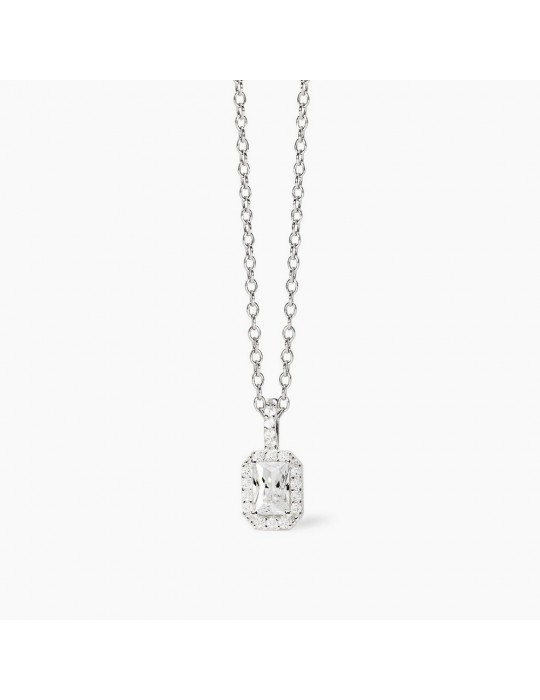 MABINA - COLLANA COOL OR RETRO CON ZIRCONI WHITE