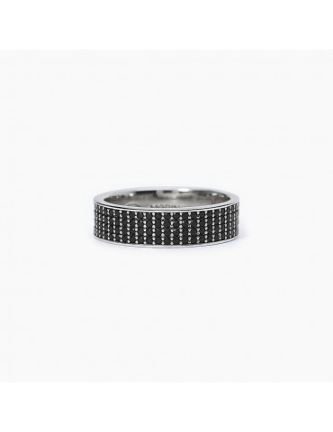 MABINA - ANELLO BLSCK CODE NERO MISURA 23