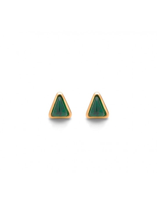RASPINI - ORECCHINI GREEN BLADE DORATI - 12304
