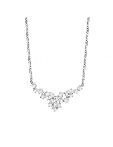 DAMIANI - COLLIERINO MIMOSA IN ORO BIANCO 20104500