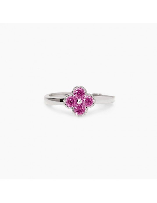MABINA - ANELLO FIORE JASMINE ROSA - 523457