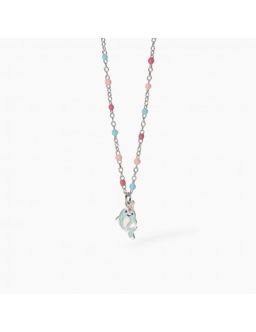MABINA - COLLANA DELFINA  MULTICOLOR - 553771
