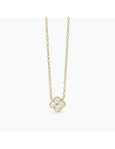 MABINA - GIROCOLLO JASMINE CON FIORE GOLD - 553793