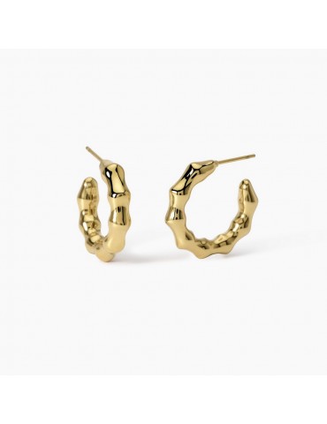 KIDULT - ORECCHINI BAMBÙ STYLE 20 GOLD - 861054