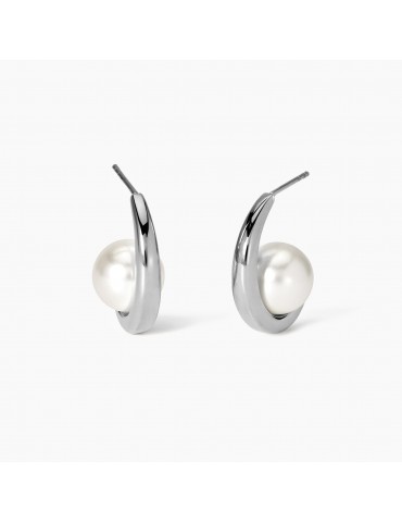 KIDULT - ORECCHINI STYLE 09 PERLA SILVER - 861052