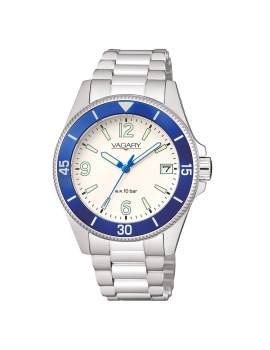 VAGARY  BY CITIZEN- SOLOTEMPO AQUA 37MM BIANCO