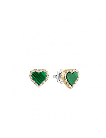 DAMIANI - ORECCHINI BELLE EPOQUE CUORE MALACHITE