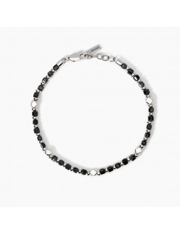 MABINA - BRACCIALE CALIFORNIA AGATA NERA - 534004