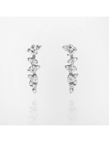 CHIARA FERRAGNI - ORECCHINI PENDENTI SILVER WHITE