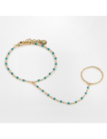 CHIARA FERRAGNI - BRACCIALE BACIAMANO DORATO