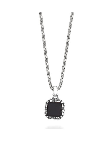 RASPINI - COLLANA BRICK NERA - 12380
