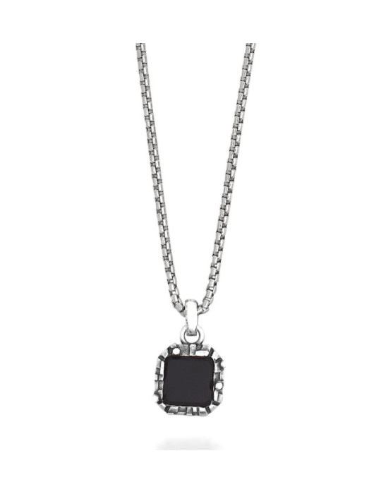RASPINI - COLLANA BRICK NERA - 12380