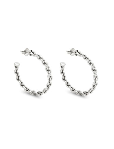 RASPINI - ORECCHINI CERCHIO CATENA GRANDI - 12356