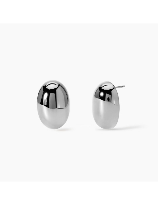 KIDULT - ORECCHINI OVALI STYLE 09 SILVER - 861044