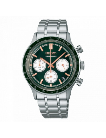 SEIKO - SPORT CHRONO QUARTZ GREEN -  SSB481P1