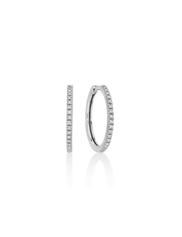 MILUNA - ORECCHINI A CERCHIO CON DIAMANTI ERD2947