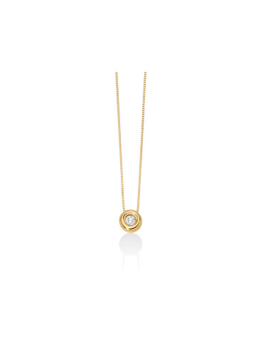 MILUNA - COLLANA ORO GIALLO E DIAMANTE - CLD4719G