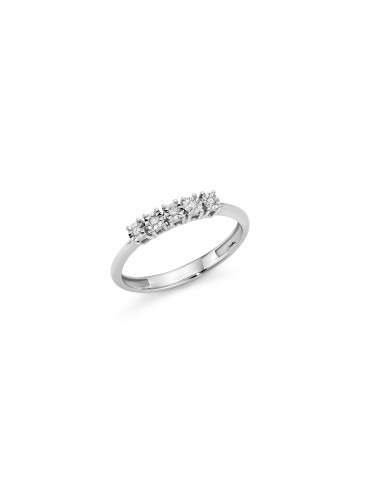 MILUNA - ANELLO IN ORO BIANCO E DIAMANTI - LID3318