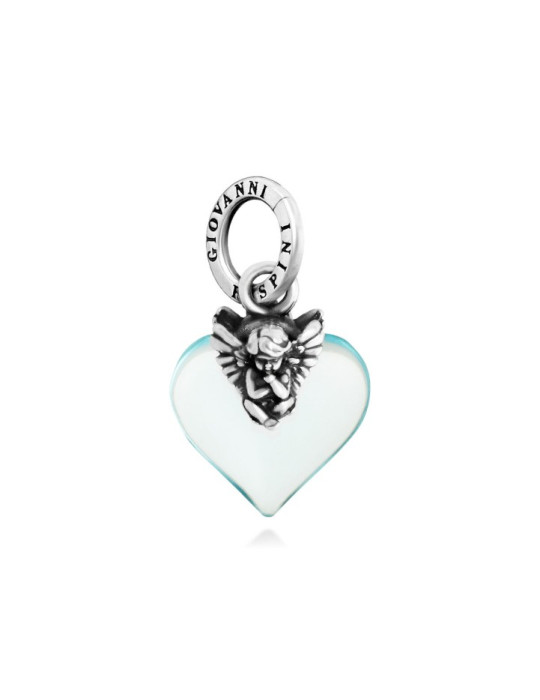 RASPINI - CHARM CUORE ANGELO AZZURRO  - 12471