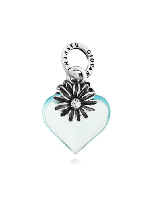 RASPINI - CHARM CUORE MARGHERITA AZZURRO - 12474