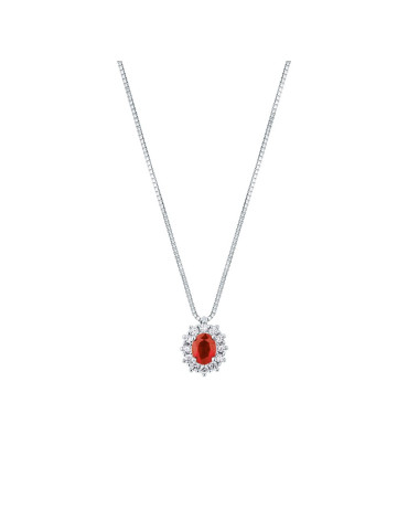 MIRCO VISCONTI - COLLANA ORO DIAMANTI E RUBINO