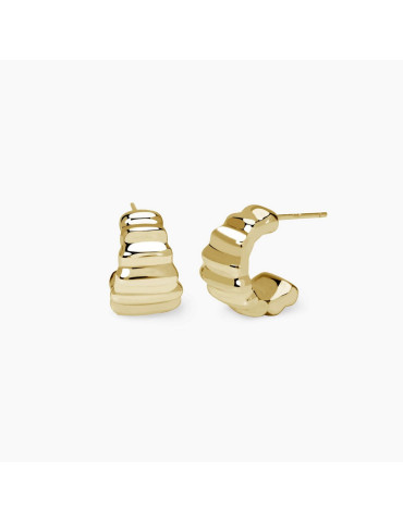 MABINA - ORECCHINI SEMICERCHIO ONDE GOLD - 563928