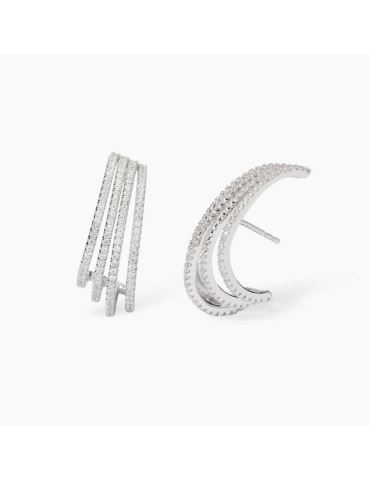 MABINA - ORECCHINI COLPO DI FULMINE CON ZIRCONI