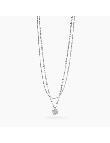KIDULT - GIROCOLLO CATENE E QUADRIFOGLIO STYLE 30