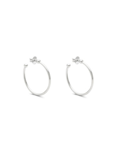 RASPINI - ORECCHINI CERCHIO AXIS SILVER - 12495