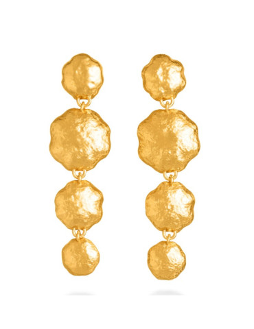 RASPINI - ORECCHINI CASCATA SAND GOLD - N0014