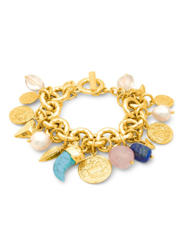 RASPINI - BRACCIALE PUEBLO MIX GOLD CM 21 - N0007