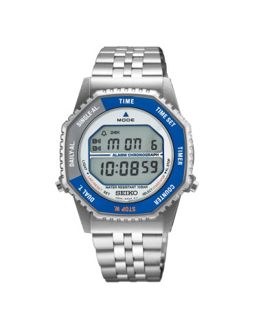 SEIKO - CRONOGRAFO DIGITALE SPORT BLU - SMGG21P1